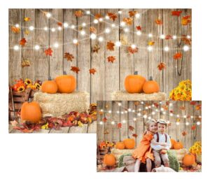 leowefowa 7x5ft fall thanksgiving halloween photo backdrop fall backdrops for photography autumn pumpkin harvest barn background friendsgiving party supplies farm harvest banner decor photo booth prop