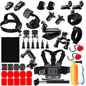 44 in 1 action camera accessory combo kit -compatible with insta360 one x3,x2，one r, x，for gopro here 10,11