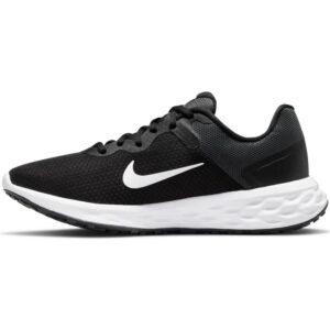 nike women's sneaker running shoes, black white dk smoke grey cool grey, 7.5 au