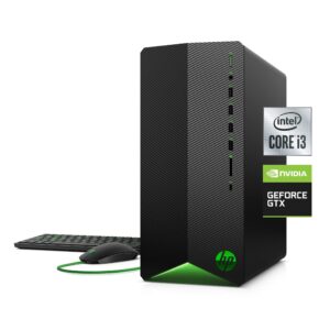 HP Pavilion Gaming PC, NVIDIA GeForce GTX 1650, 10th Gen Intel Core i3-10105, 8 GB RAM, 256 GB SSD, Windows 11, Wi-Fi 5 & Bluetooth 4.2, 9 USB Ports, Pre-Built Gaming PC Tower (TG01-1220, 2021)