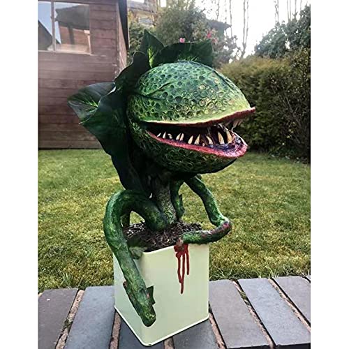 Hestar Piranha Flower Replica Movie Prop Yard Resin Ornaments Little Shop of Horrors Halloween Decoration Outdoor Decoration