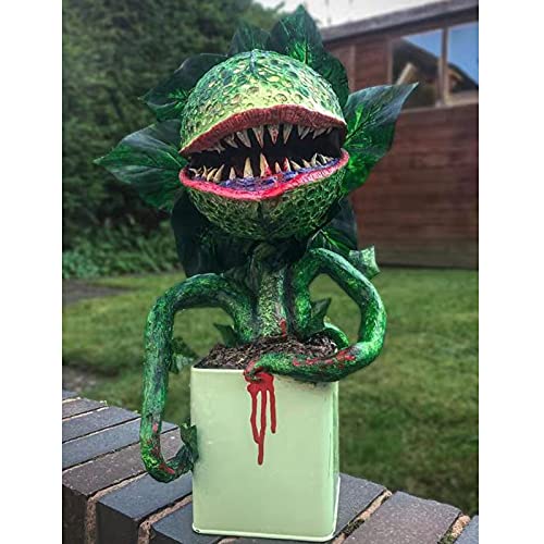 Hestar Piranha Flower Replica Movie Prop Yard Resin Ornaments Little Shop of Horrors Halloween Decoration Outdoor Decoration