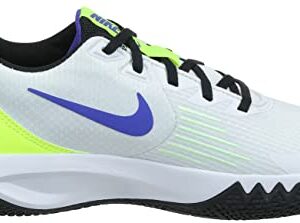 Nike Precision 5, White/Black-Barely Volt-Volt, 9