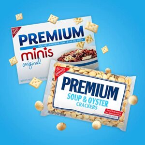 Premium Saltine Crackers Variety Pack, 2 Bags Oyster Crackers , 2 Boxes Minis Saltine Crackers, 4 Packs