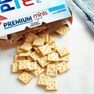 Premium Saltine Crackers Variety Pack, 2 Bags Oyster Crackers , 2 Boxes Minis Saltine Crackers, 4 Packs