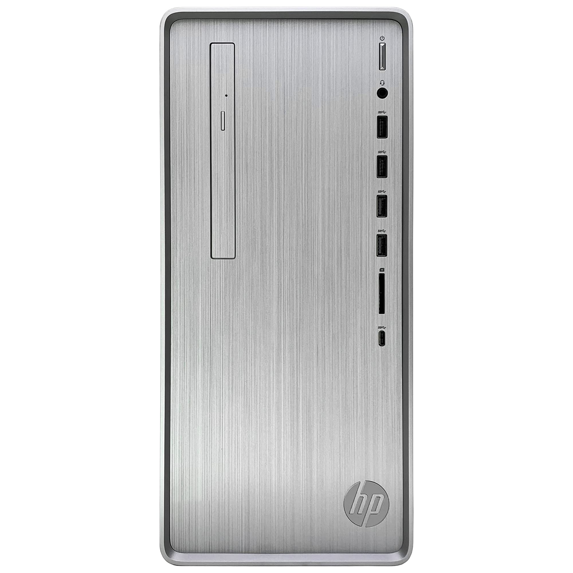 HP Pavilion TP01 Tower Desktop Computer - AMD Ryzen 5 4600G 6-Core up to 4.2 GHz Processor, 64GB DDR4 RAM, 2TB SSD + 12TB Hard Drive, AMD Radeon Graphics, DVD-Writer, Windows 10 Home