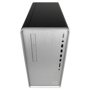 HP Pavilion TP01 Tower Desktop Computer - AMD Ryzen 5 4600G 6-Core up to 4.2 GHz Processor, 64GB DDR4 RAM, 2TB SSD + 12TB Hard Drive, AMD Radeon Graphics, DVD-Writer, Windows 10 Home