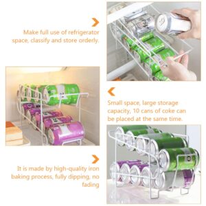 Cabilock 1pc Cola Storage Rack Vegetable Drawer White