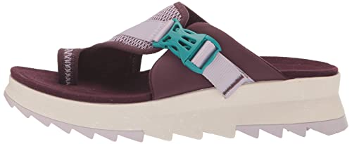 Merrell Women's Alpine Cush Wrap Wedge Sandal, Burgundy, 8