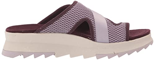 Merrell Women's Alpine Cush Wrap Wedge Sandal, Burgundy, 8