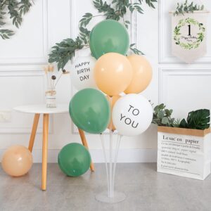 Sage Green Balloons,3 Different Sizes 77 Pack Green Balloons 12 Inch,5 Inch,10 Inch Eucalyptus Olive Green Balloons for Bridal Shower Baby Shower Birthday Wedding