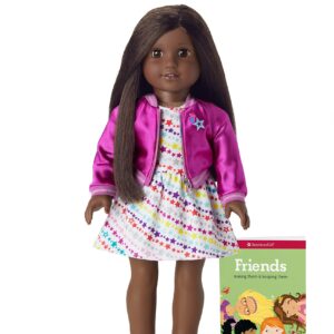 American Girl Truly Me 18-inch Doll #80 with Brown Eyes, Black Hair, and Very Deep Skin with Neutral Undertones, For Ages 6+