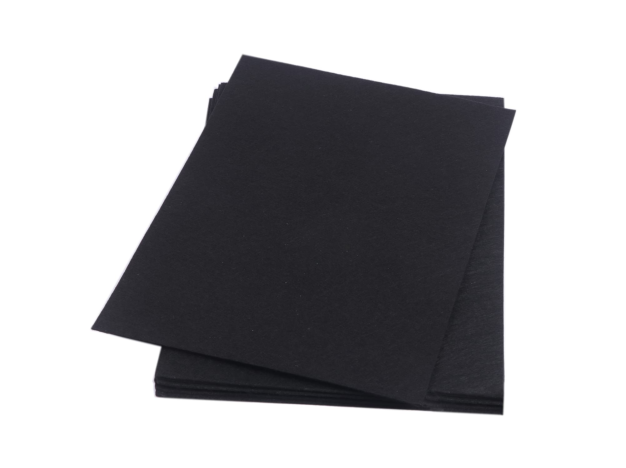 YYCRAFT Thick Stiff Felt Sheets Thick Felt 9 Inch X 12 Inch (Thickness:3.2mm) - 10 Pcs Pack, Black