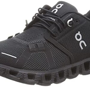 ON Women's Cloud 5 Running Shoes, All Black, 9.5