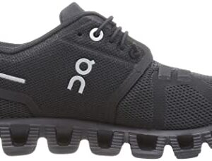 ON Women's Cloud 5 Running Shoes, All Black, 9.5