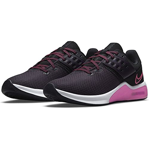Nike Women's Air Max Bella TR 4 Running Trainers CW3398 Sneakers Shoes, Black/Hyper Pink-Cave Purple, 10.5 M US