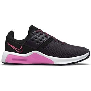 Nike Women's Air Max Bella TR 4 Running Trainers CW3398 Sneakers Shoes, Black/Hyper Pink-Cave Purple, 10.5 M US