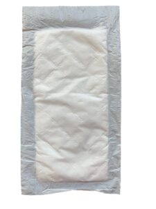 absorbent meat pads fish and poultry foam tray pads 40 grams 4" x 7" (white, 50)
