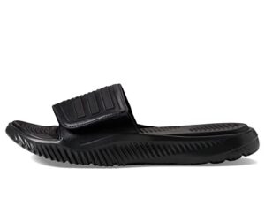 adidas unisex alphabounce 2.0 slides sandal, black/black/black, 12 us women