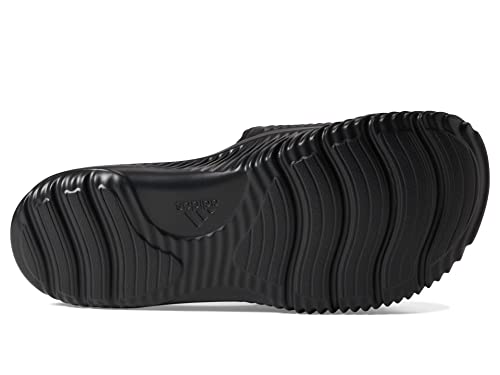 adidas Unisex Alphabounce 2.0 Slides Sandal, Black/Black/Black, 12 US Women