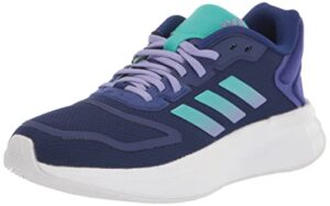 adidas women's duramo 10 running shoe, legacy indigo/mint rush/light purple, 8