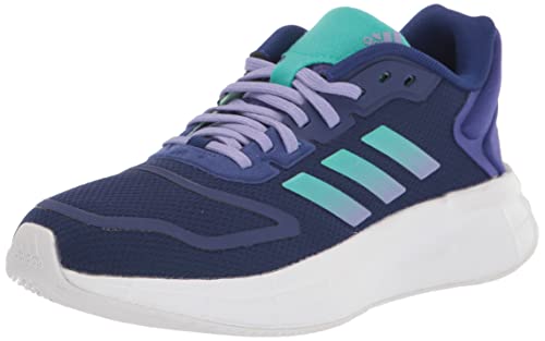 adidas Women's Duramo 10 Running Shoe, Legacy Indigo/Mint Rush/Light Purple, 8