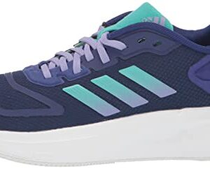 adidas Women's Duramo 10 Running Shoe, Legacy Indigo/Mint Rush/Light Purple, 8