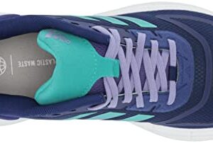 adidas Women's Duramo 10 Running Shoe, Legacy Indigo/Mint Rush/Light Purple, 8