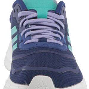 adidas Women's Duramo 10 Running Shoe, Legacy Indigo/Mint Rush/Light Purple, 8