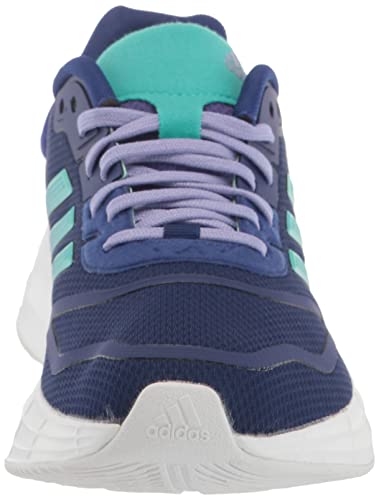 adidas Women's Duramo 10 Running Shoe, Legacy Indigo/Mint Rush/Light Purple, 8