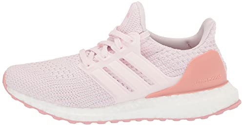 adidas Women's Ultraboost 4.0 Alphaskin Running Shoe, Almost Pink/Almost Pink/White, 8