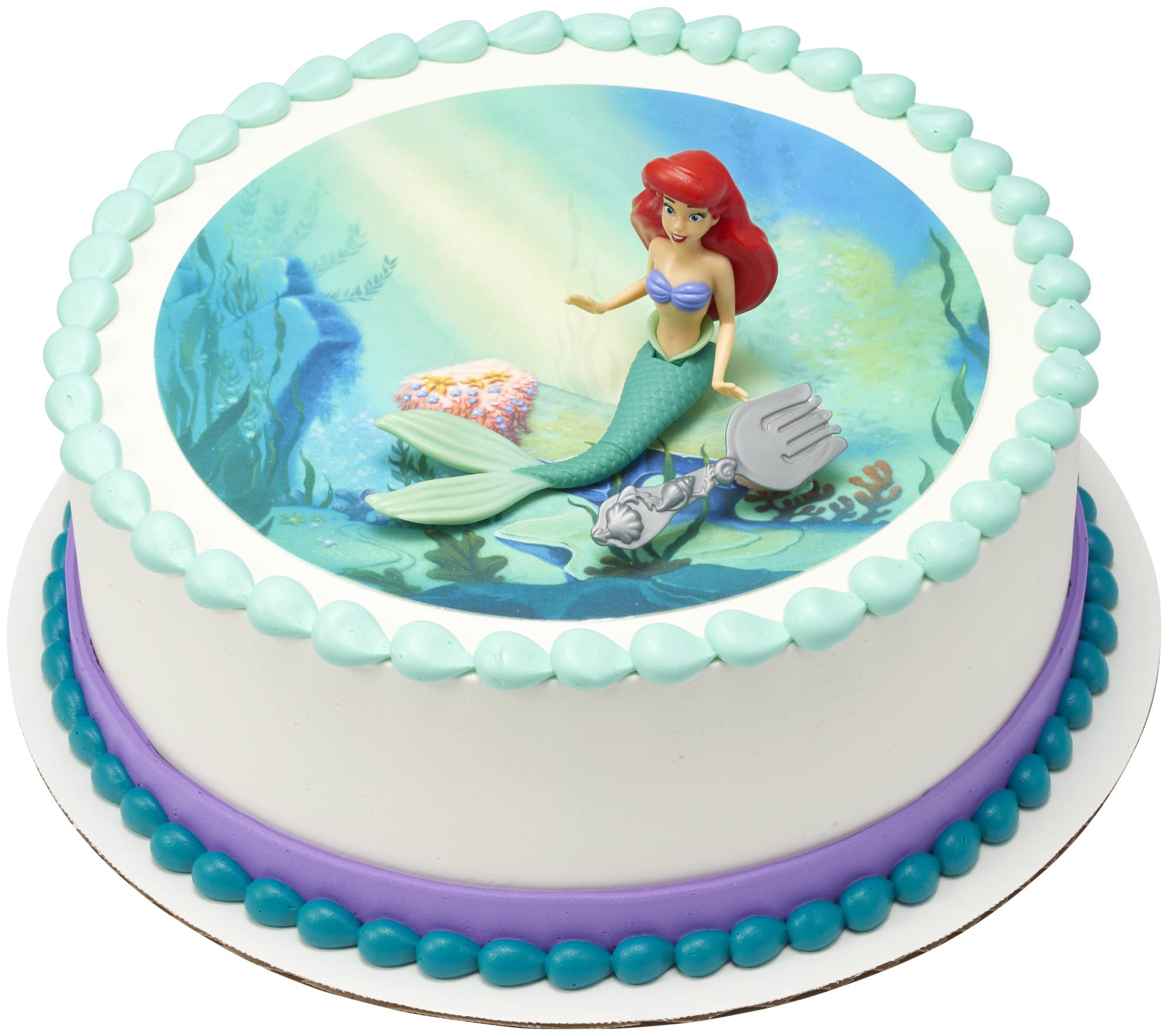 DecoSet® Disney Princess Ariel Colors of the Cake Topper - 2-Piece cake decoration