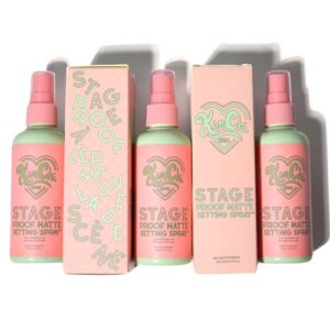 KimChi Chic Beauty Stage Proof Matte Setting Spray, Makeup Finishing Mist and Fixative for All Skin Types, 3.55 fl oz