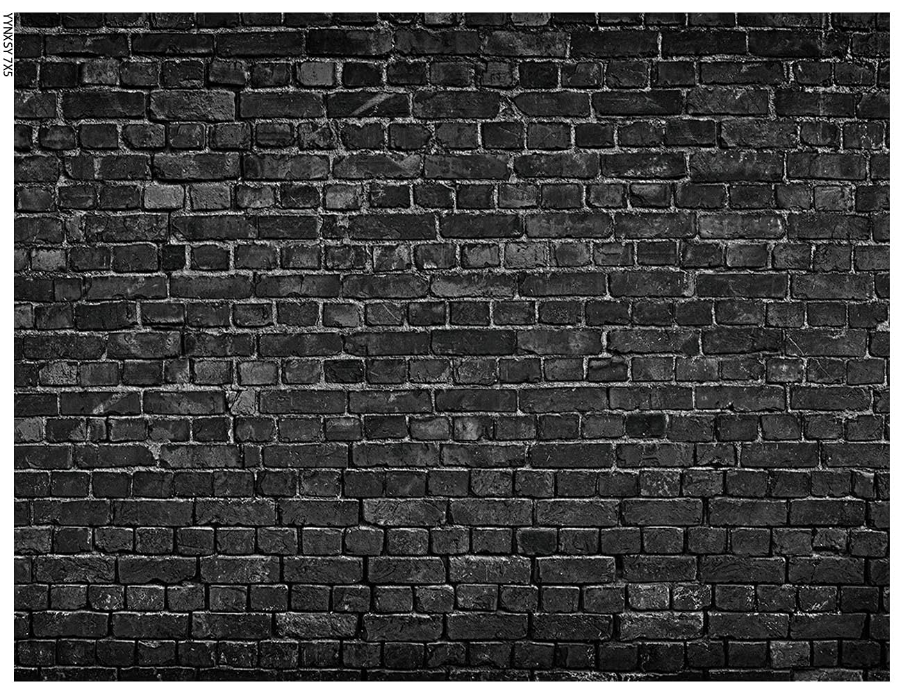 YYNXSY 7X5FT Black Brick Wall Background Photography Props Brick Birthday Party Decoration Background Photography Studio Decoration Background Room Decoration bannerYY-1