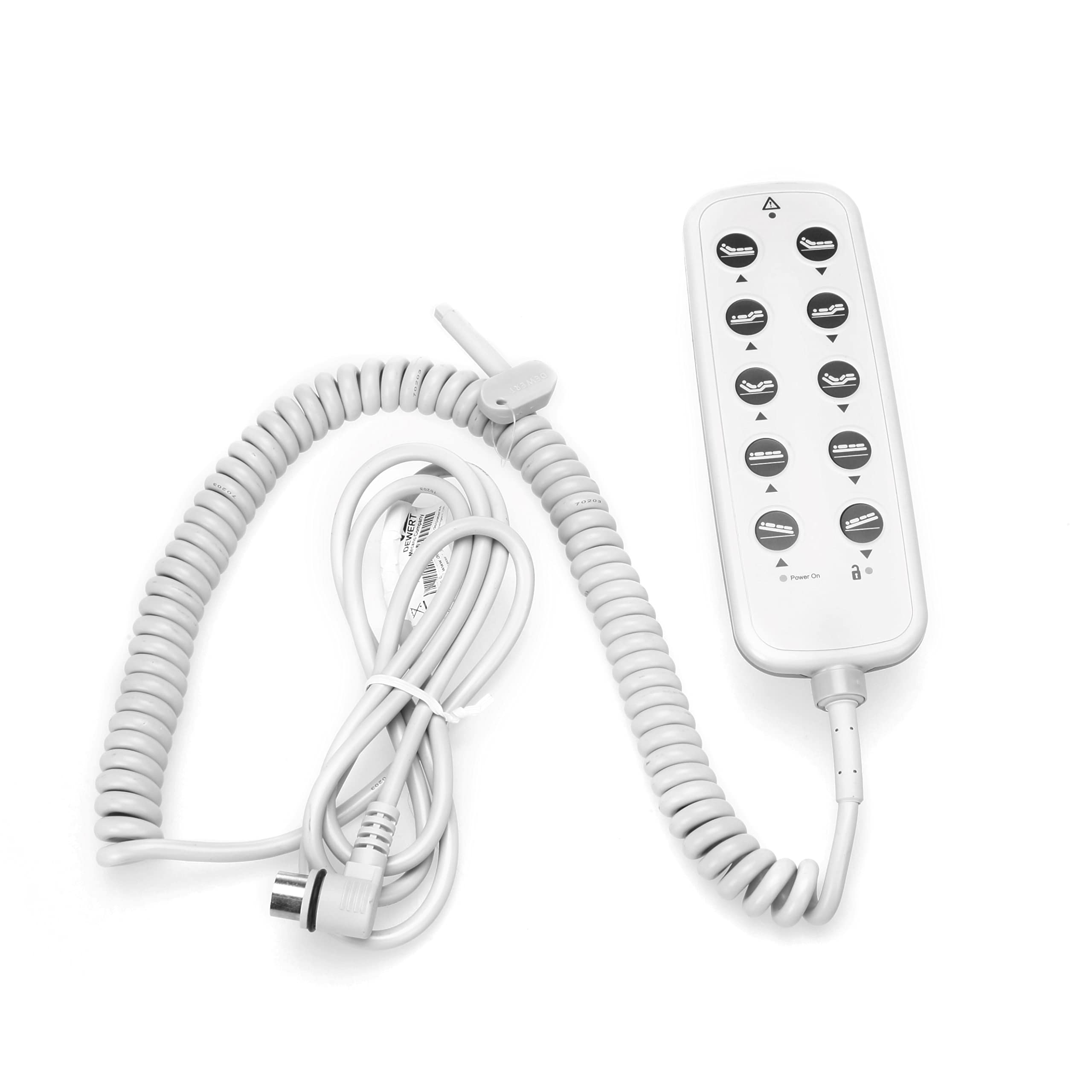 Okin Dewert 81745 Handset Remote Hand Control Replacement for Electric Adjustable Bed Hospital Nursing Beds with 13 pin Connection IPROXX2/SM+