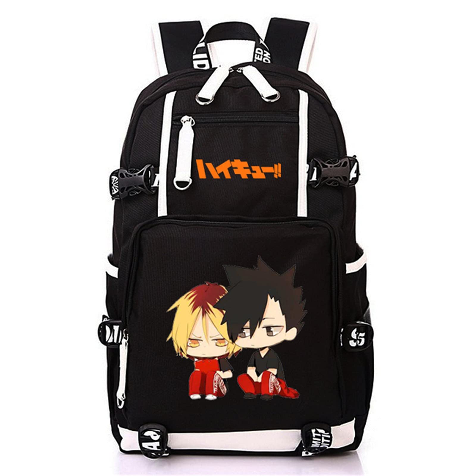 ISaikoy Anime Haikyuu Backpack Satchel Bookbag Daypack School Bag Laptop Shoulder Bag Style 13