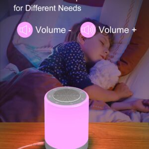 YYDSKIT Sound Machine,White Noise Machine for Baby with Night Light, 32 High Fidelity Sounds,Plug in,5 Timers & Memory Feature, Noise Machine for Baby Kids Adults,Home