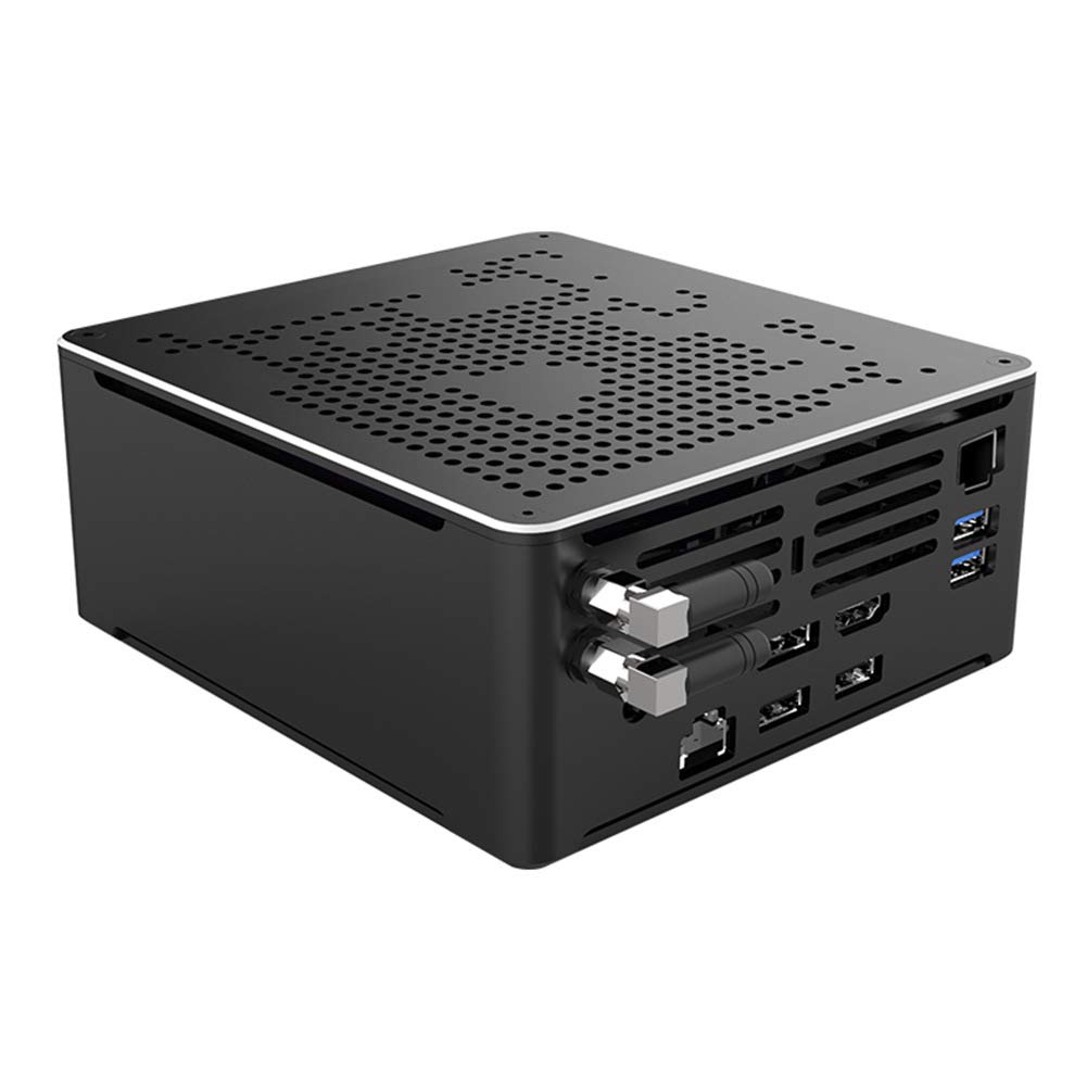 PARTAKER Gaming Mini PC, Core i9 10885H/i9 10980HK Windows 10 Mini Computer, 64GB DDR4/ 2TB SSD, Double Display 4K 60Hz, Gigabit Ethernet, HDMI2.0, DP, TPC, Dual-Band Wi-Fi,BT 4.2, Built-in-Fan