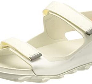 ECCO Women's MX ONSHORE 3-Strap Water Friendly Sport Sandal, White/White, 11-11.5