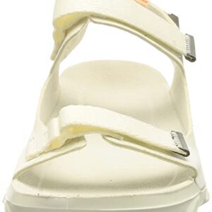 ECCO Women's MX ONSHORE 3-Strap Water Friendly Sport Sandal, White/White, 11-11.5