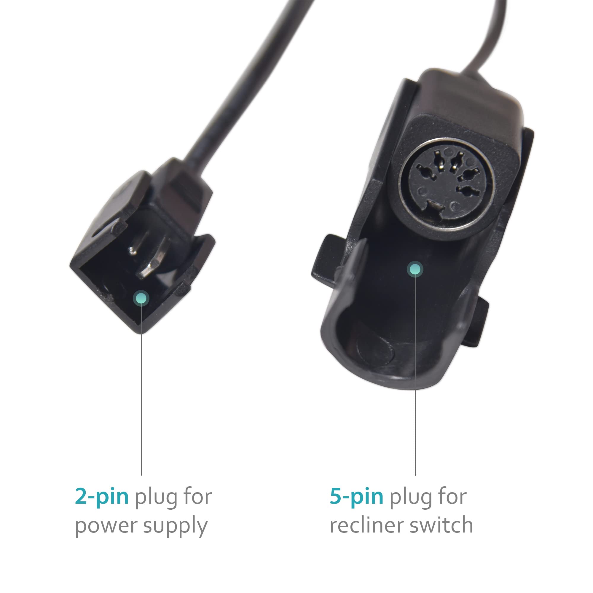 Okin Refined-R Model JLDQ-12 & JLDQ.12.134.329D for Power Recliner Bed Motor Lift Chair Actuator Replacement