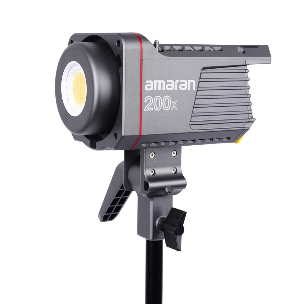Amaran 200x Bi-Color LED Video Light, 200W 2700-6500k 51600lux@1m Bluetooth App Control 9 Built-in Lighting Effects DC/AC Power Supply, Made by Aputure