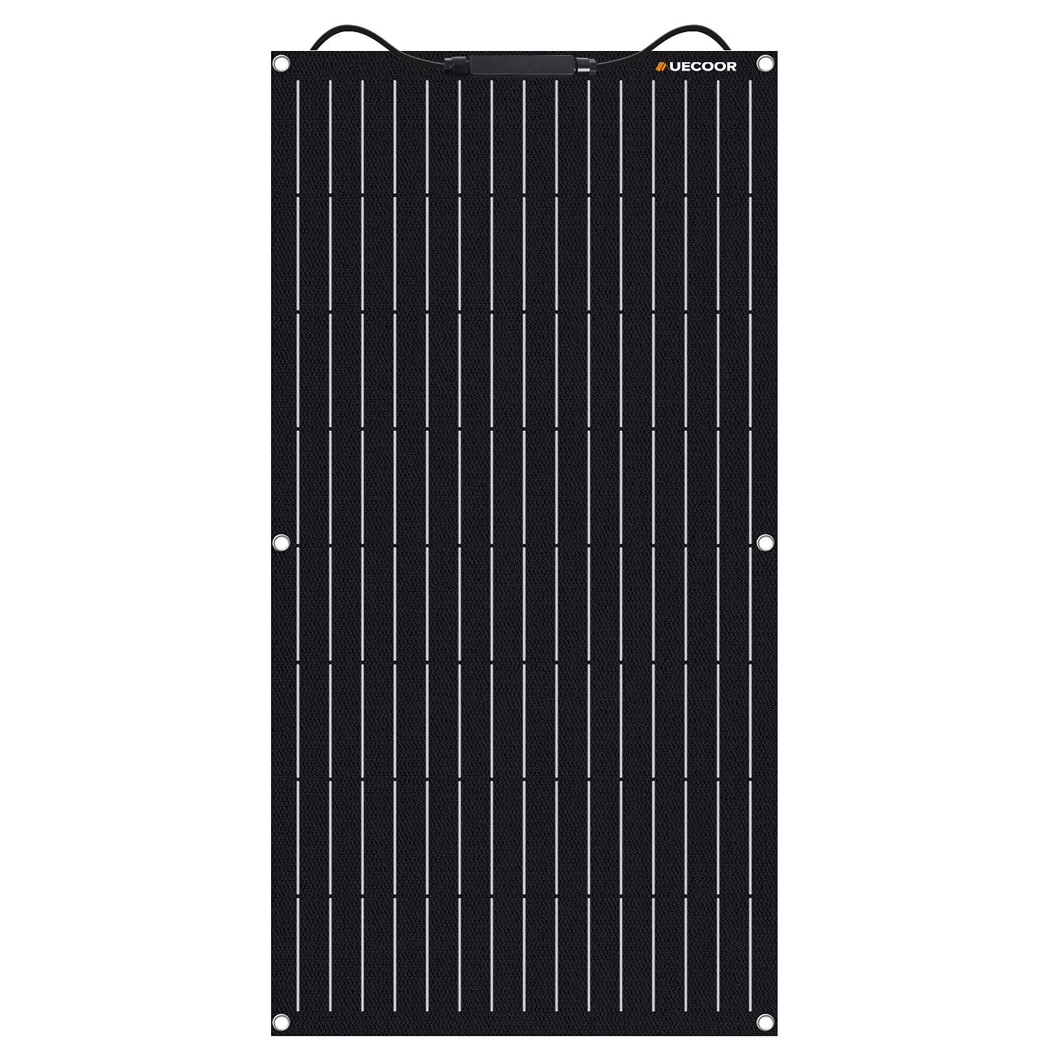 100w 12v ETFE Flexible Monocrystalline Solar Panel Module with Connector Charger Off-Grid for RV Boat Cabin Van Car Uneven Surfaces