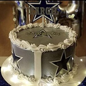 3D Wade Creations Cowboys Personalized Cake Topper