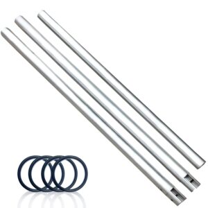 118"/3m stainless metal tube crossbar for studio backdrop wall mount system - holder pole
