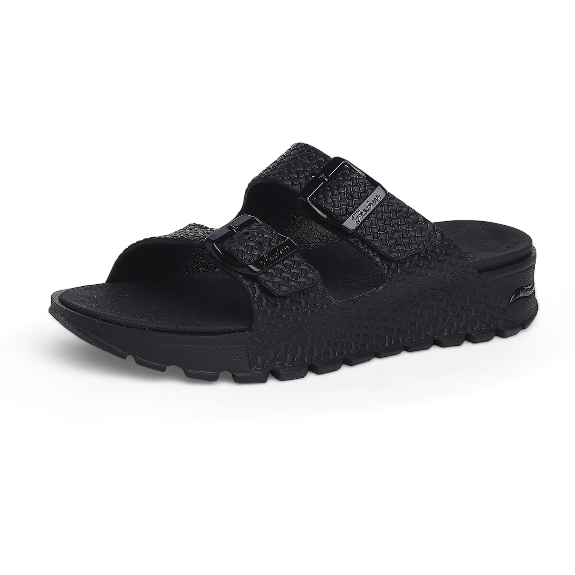 Skechers Arch Fit Footsteps Womens Walking Sandals in Black - 7 US