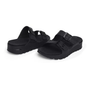 Skechers Arch Fit Footsteps Womens Walking Sandals in Black - 7 US