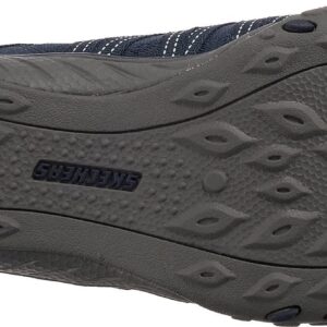 Skechers Women's Breathe Easy-First Light Sneaker, Navy, 7.5