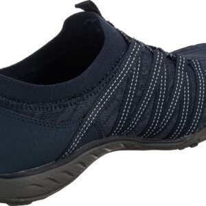 Skechers Women's Breathe Easy-First Light Sneaker, Navy, 7.5