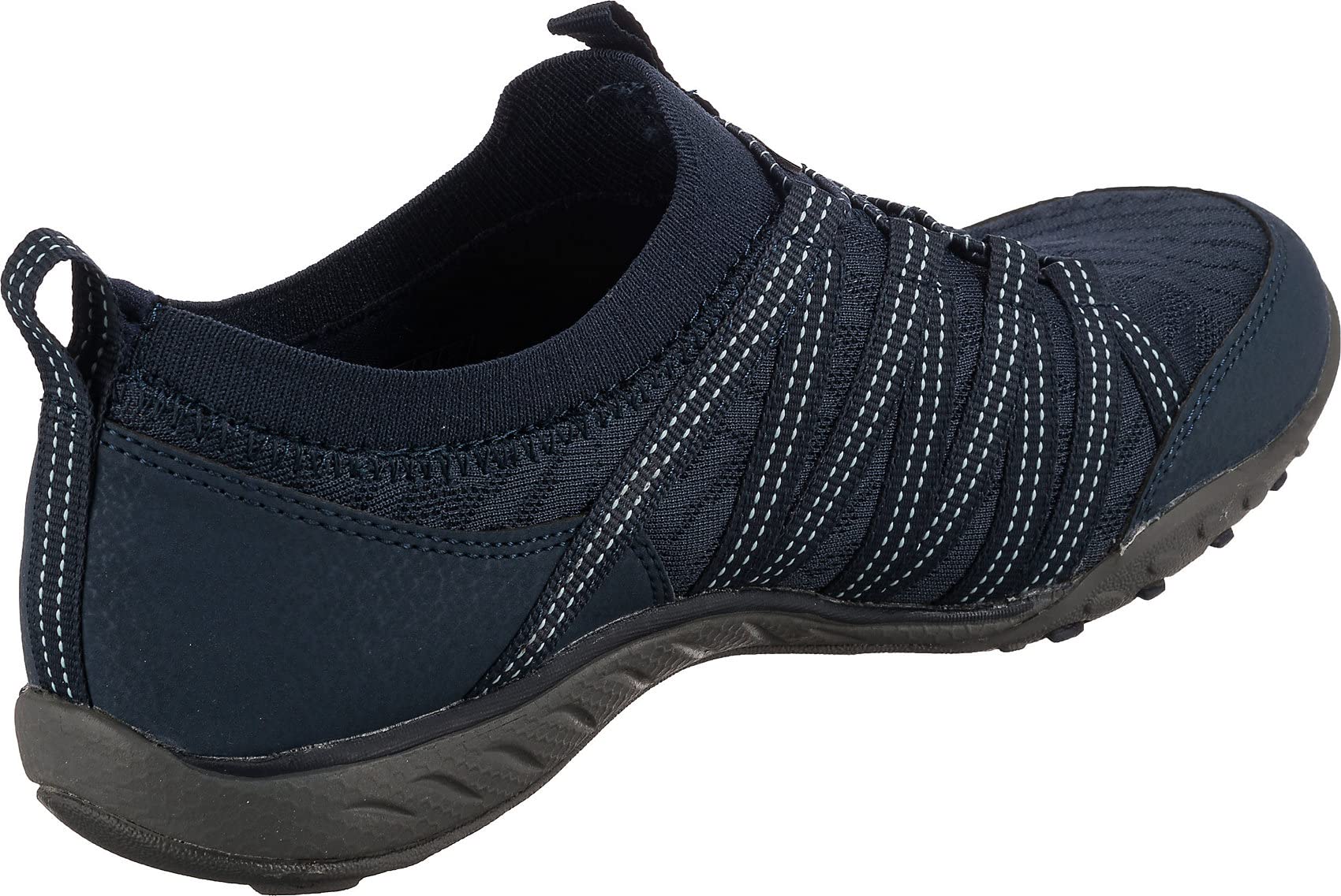 Skechers Women's Breathe Easy-First Light Sneaker, Navy, 7.5